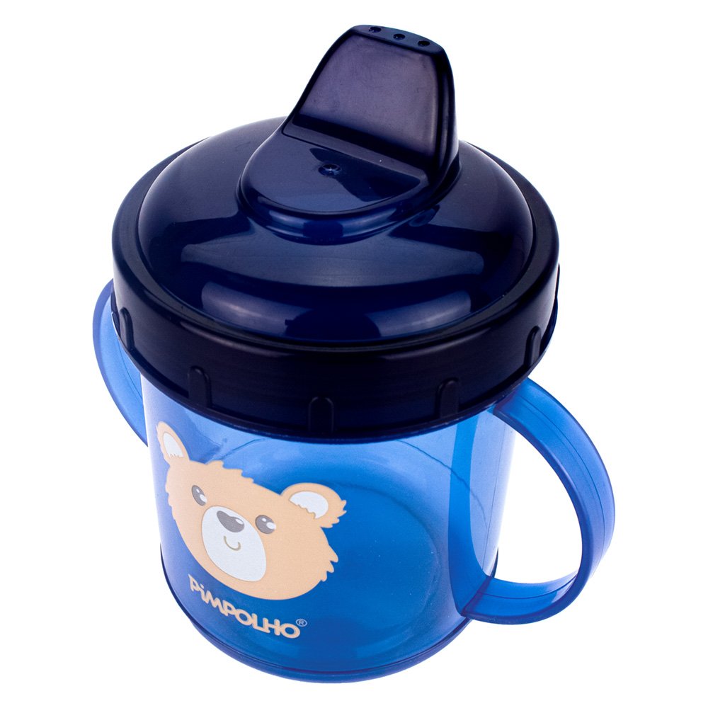 Kit Copo Bico Rígido 220Ml Masculino Pimpolho Com 6 Unidades.