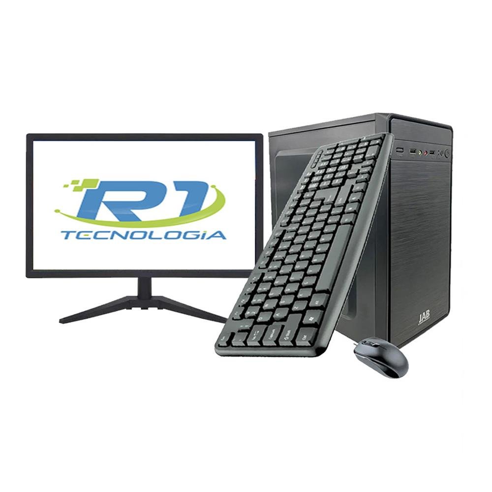 Computador Jab i5 De 10º Geração Memória 8GB Ssd 240GB + Teclado + Mouse + Monitor 19