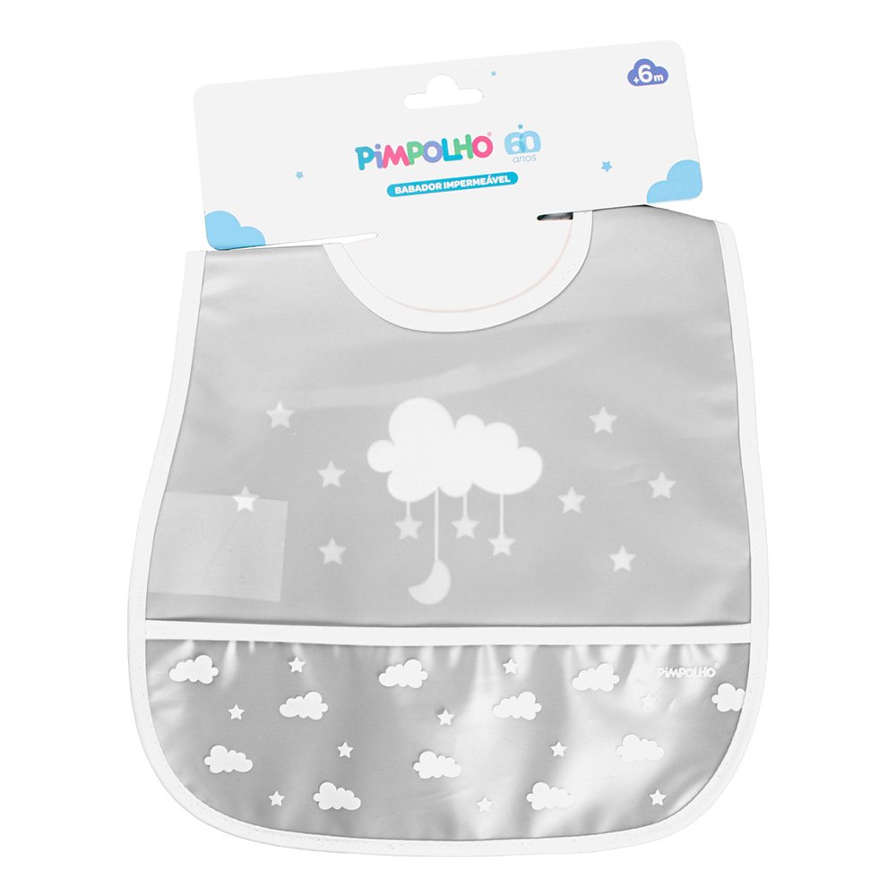 Kit Babador Impermeável Soft Unissex Pimpolho Com 12 Unidades.