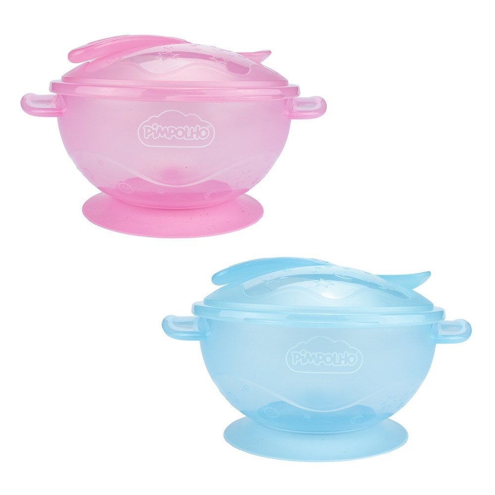 Kit Refeição Bowl Sortido Pimpolho Com 2 Unidades.