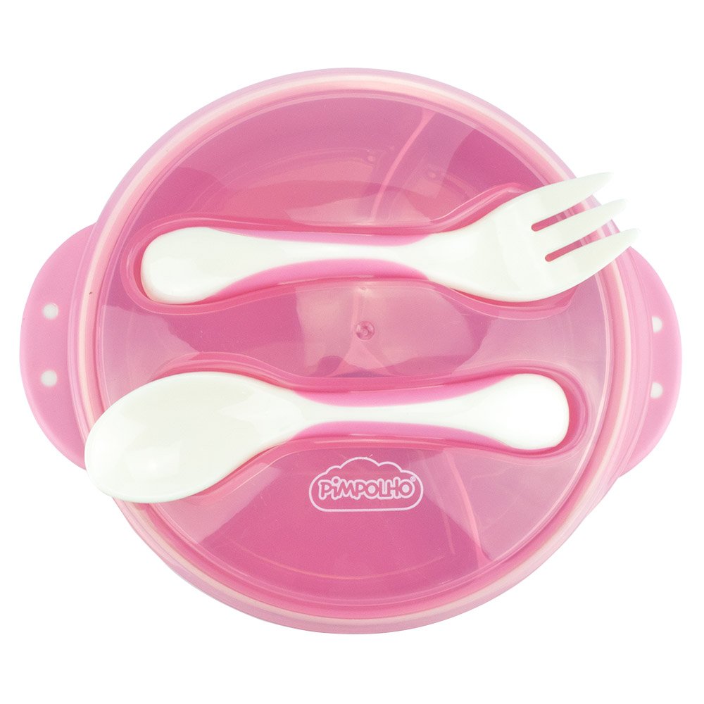 Kit Refeição Bowl Feminino Pimpolho Com 12 Unidades.