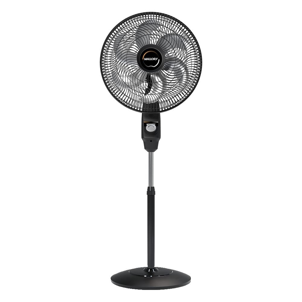 Ventilador Coluna Mallory EOLO TS+ 40cm com 3 Velocidades Preto/Grafite 220V