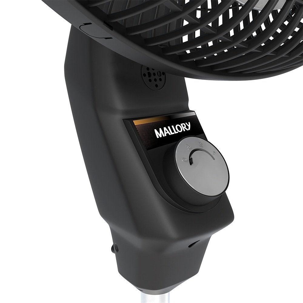 Ventilador Coluna Mallory EOLO TS+ 40cm com 3 Velocidades Preto/Grafite 220V