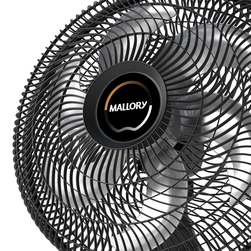 Ventilador Coluna Mallory EOLO TS+ 40cm com 3 Velocidades Preto/Grafite 220V