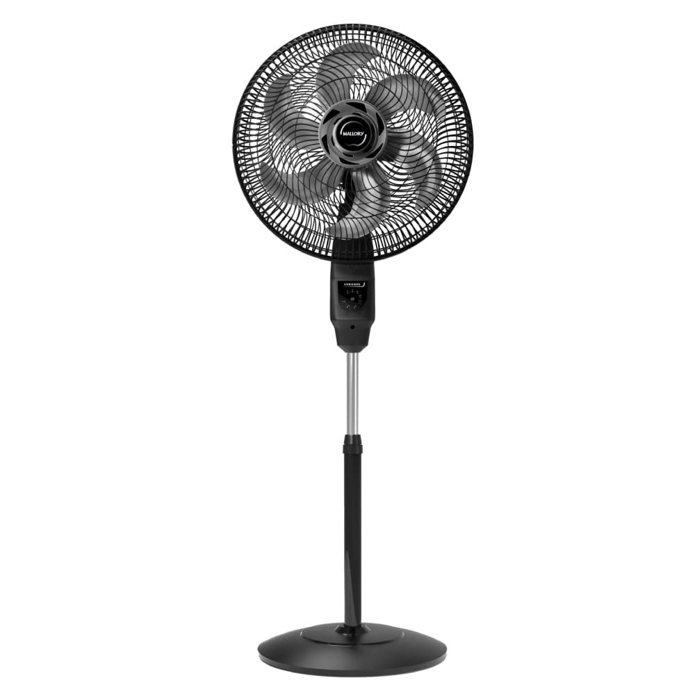 Ventilador Coluna Mallory Chronos 126W TS+ 6 Pás 40cm com 3 Velocidades Preto/Grafite 110v