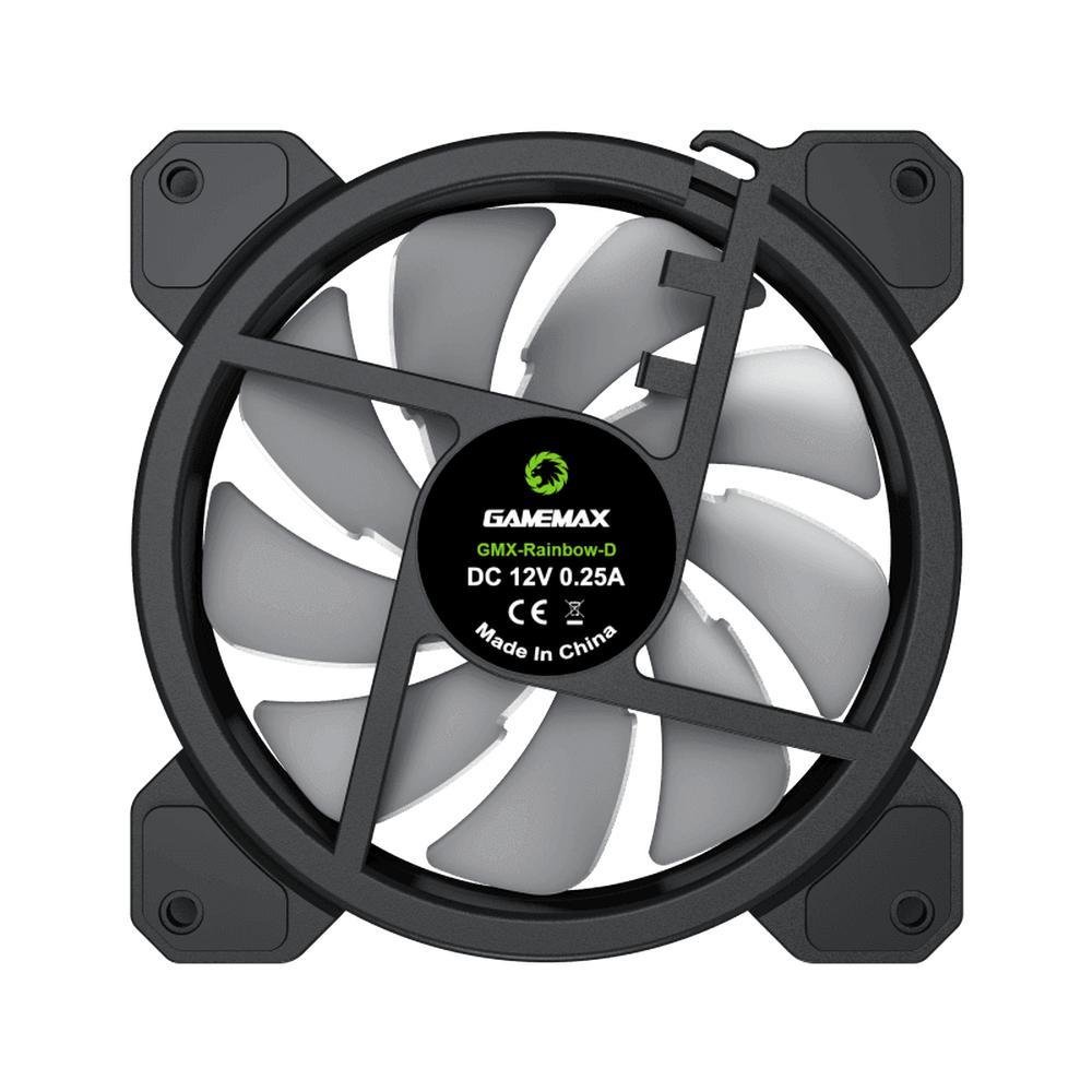 Cooler Para Gabinete Gamemax, ARGB, 120mm, Preto