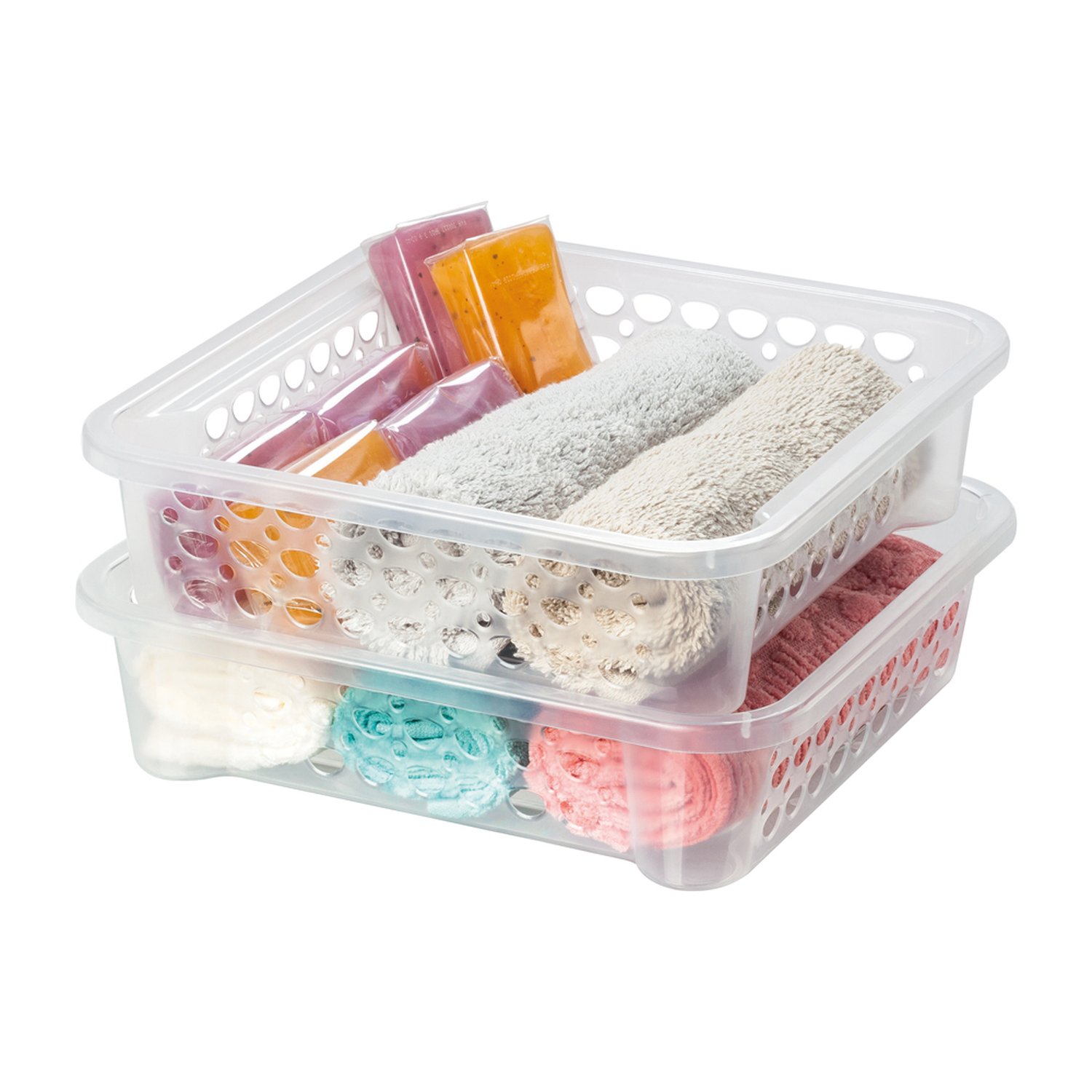 Cesta Empilhavel Plastico Sanremo 3,3L Branca