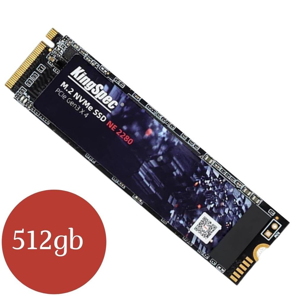 Ssd M2 Nvme Kingspec 2280 PCIe 512gb