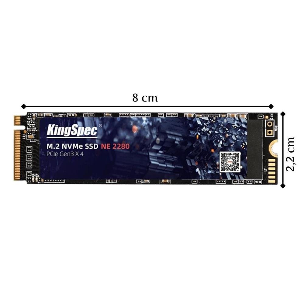 Ssd M2 Nvme Kingspec 2280 PCIe 512gb