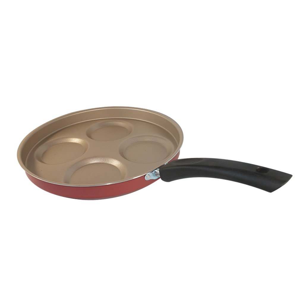 Frigideira 4 Ovos Antiaderente Cereja Creme 26cm