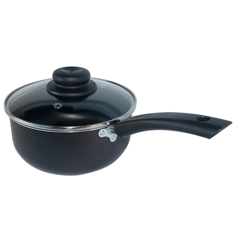 Panela Econômica Antiaderente 18cm Tampa Vidro (1,8 L)