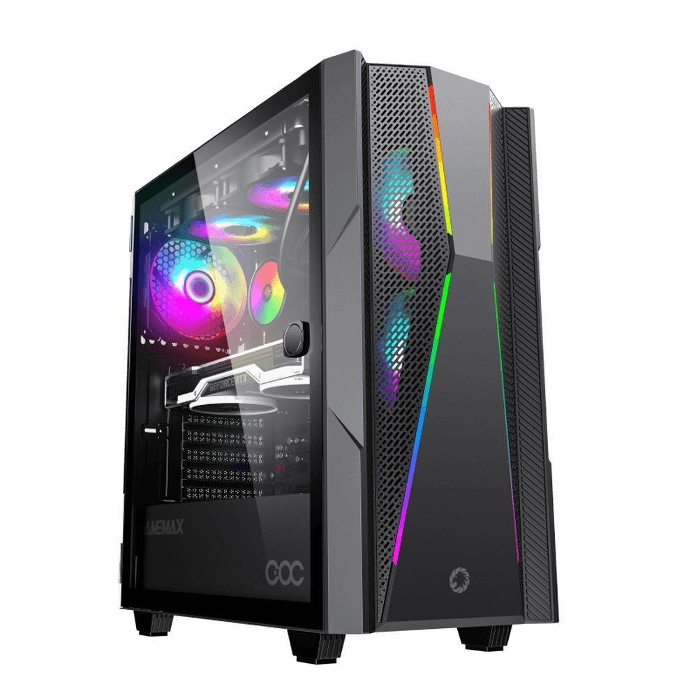 Gabinete Gamer Gamemax Typhoon Argb Coc Preto
