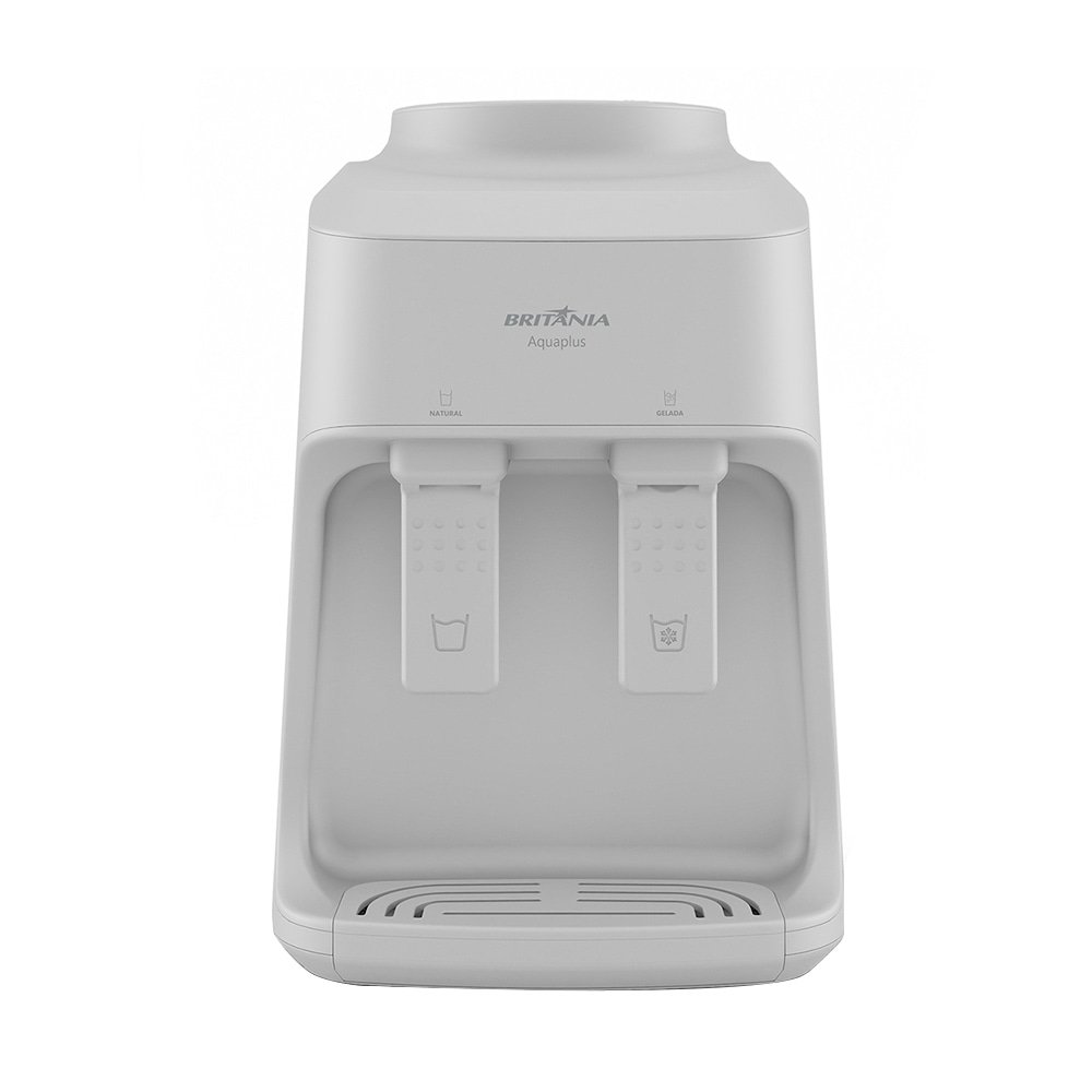 Bebedouro de Água Coluna Britânia BBE13B Aquaplus - Refrigeração Eletrônica, Branco, Bivolt