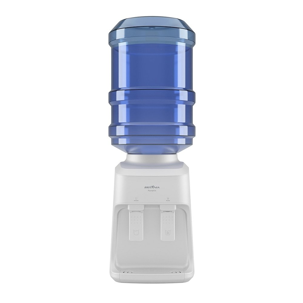 Bebedouro de Água Coluna Britânia BBE13B Aquaplus - Refrigeração Eletrônica, Branco, Bivolt