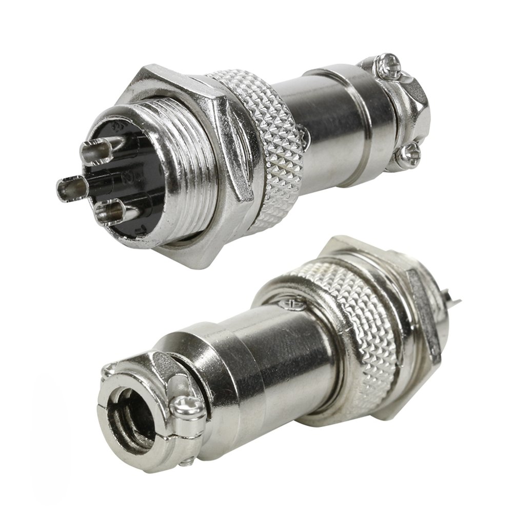 Conjunto Mike PCI - Fêmea/Macho 3 Pinos - Metálico