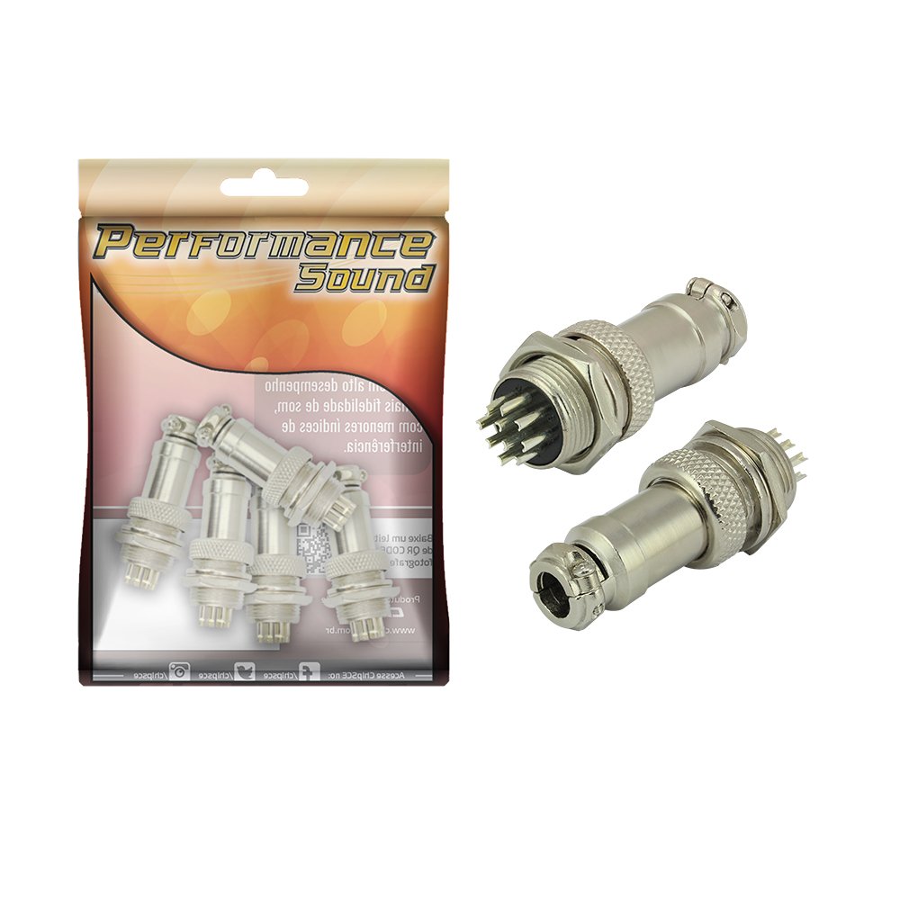 Conjunto Mike PCI - Fêmea/Macho 10 Pinos - Metálico