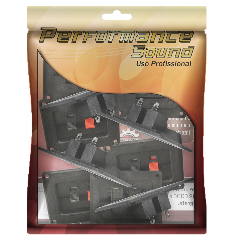 Borne Plástico PCI - Retangular 2 Entradas - 60x85MM