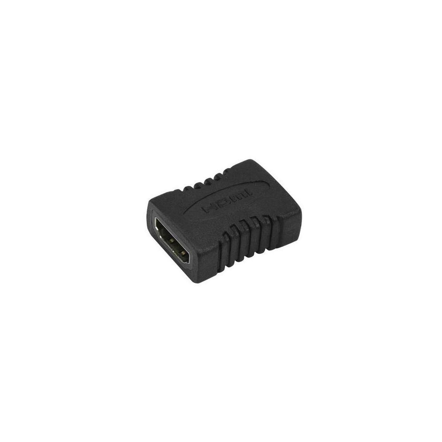 Emenda HDMI Plástico - HDMI Fêmea Para HDMI Fêmea