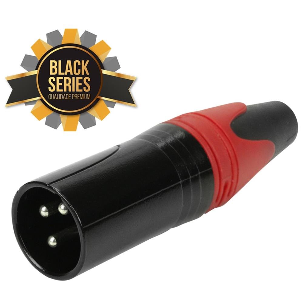 Plug Cannon Black Séries - Cannon Macho - Vermelho