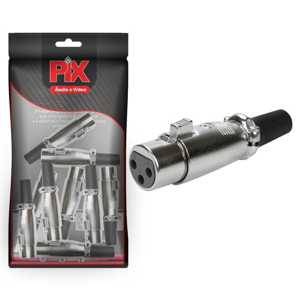 Jack Cannon Metal - Basic Fêmea Com Trava - Metálico