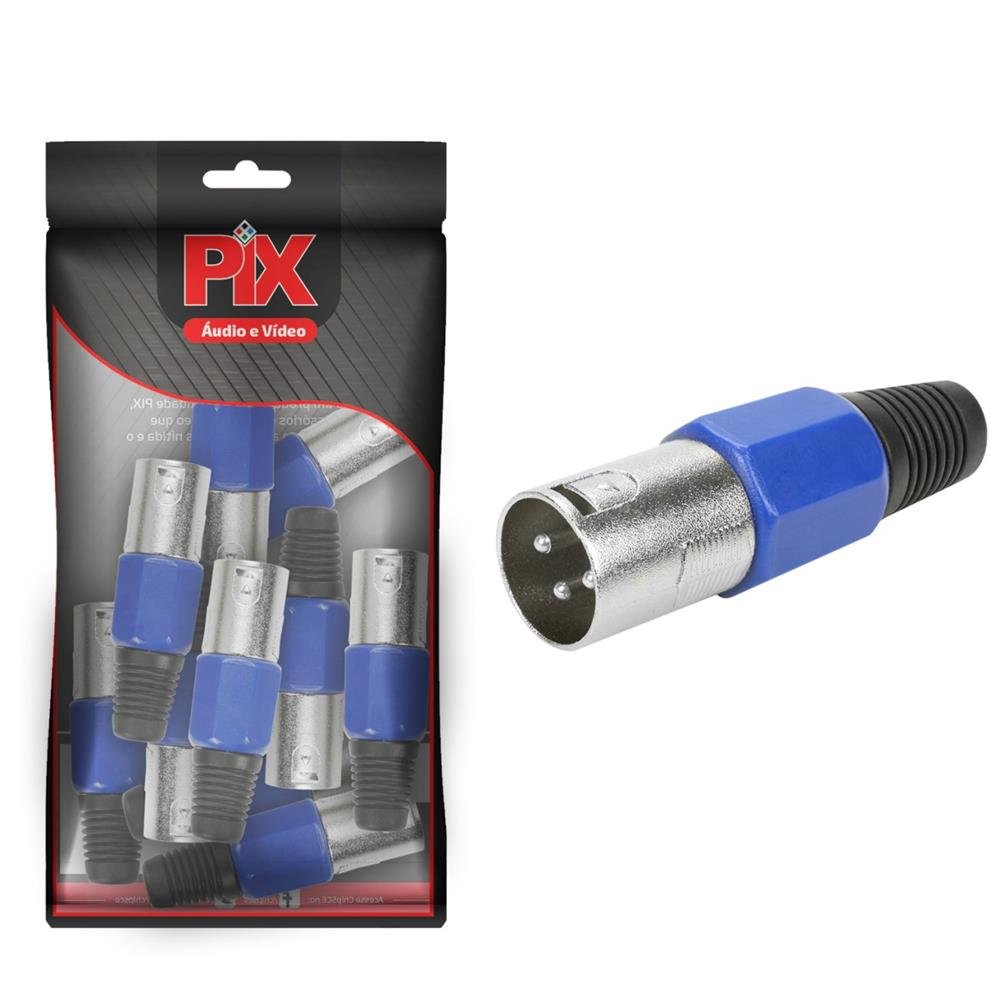 Plug Cannon Chrome - Basic Macho - Azul