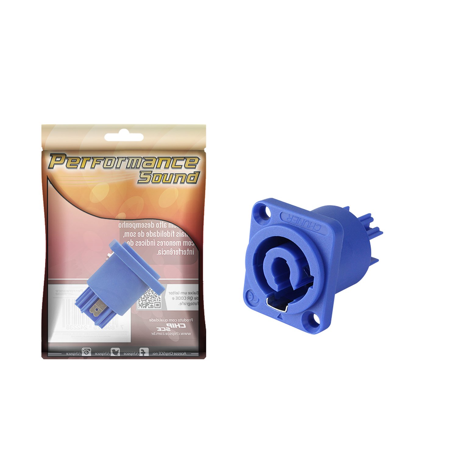 Plug Speakon Força Fêmea Telão Prime - Pix
