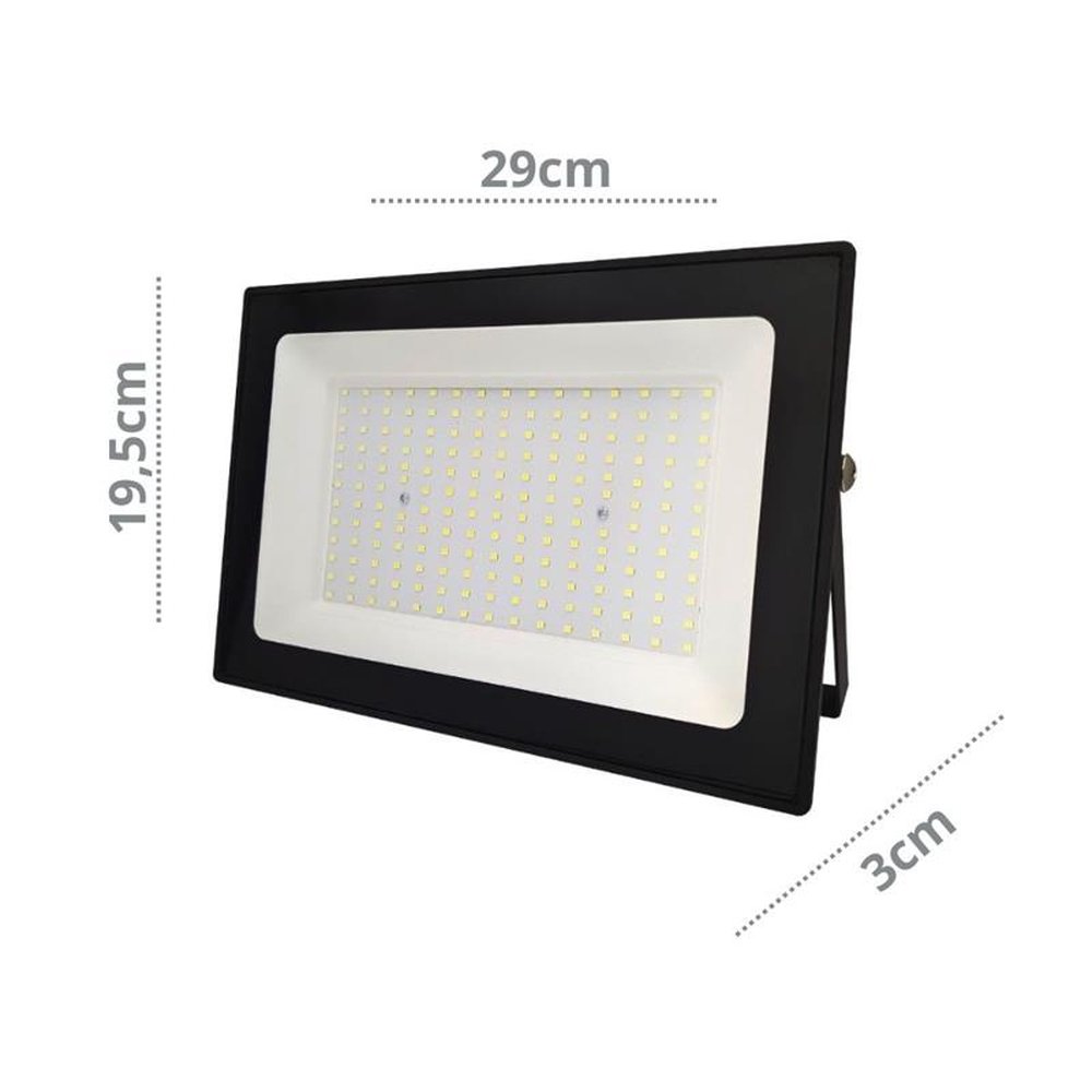 Refletor de LED 200W 6500K Branco Frio Bivolt Sylvânia