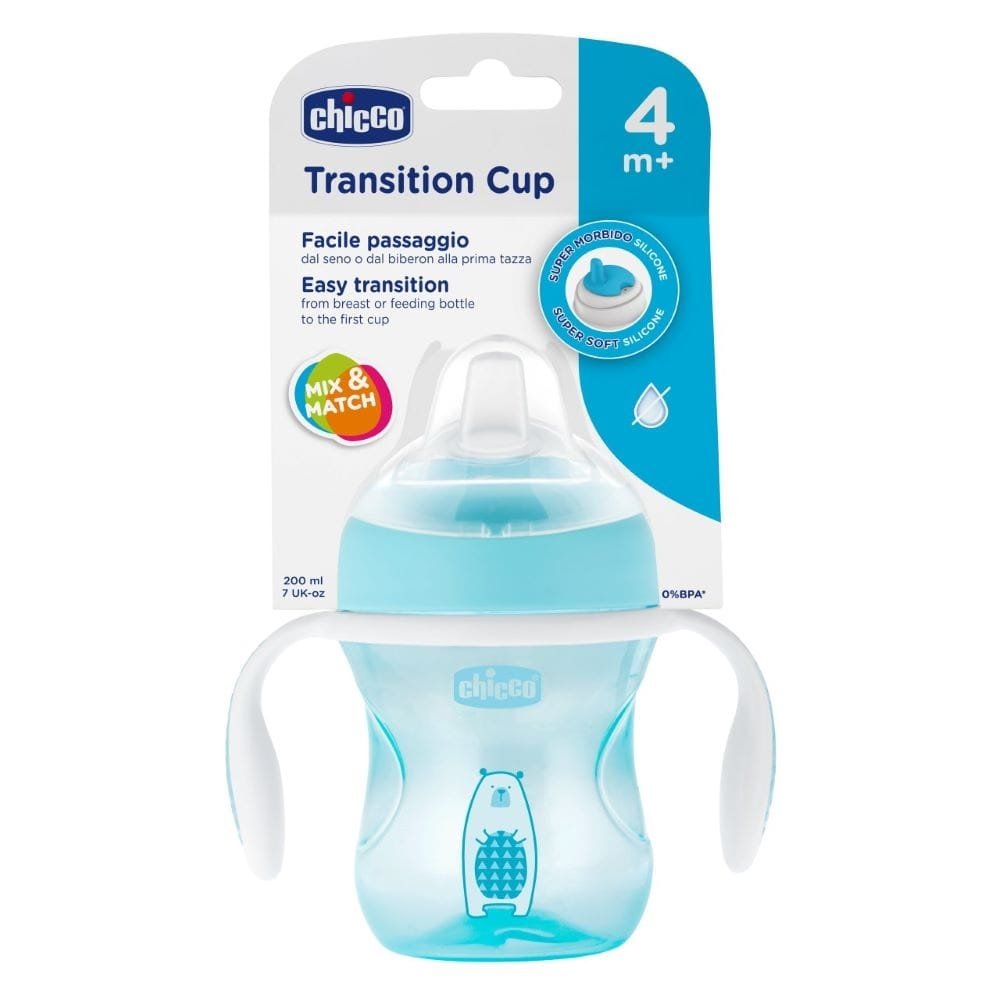 Copo Chicco Transition Cup 4M+ Menino
