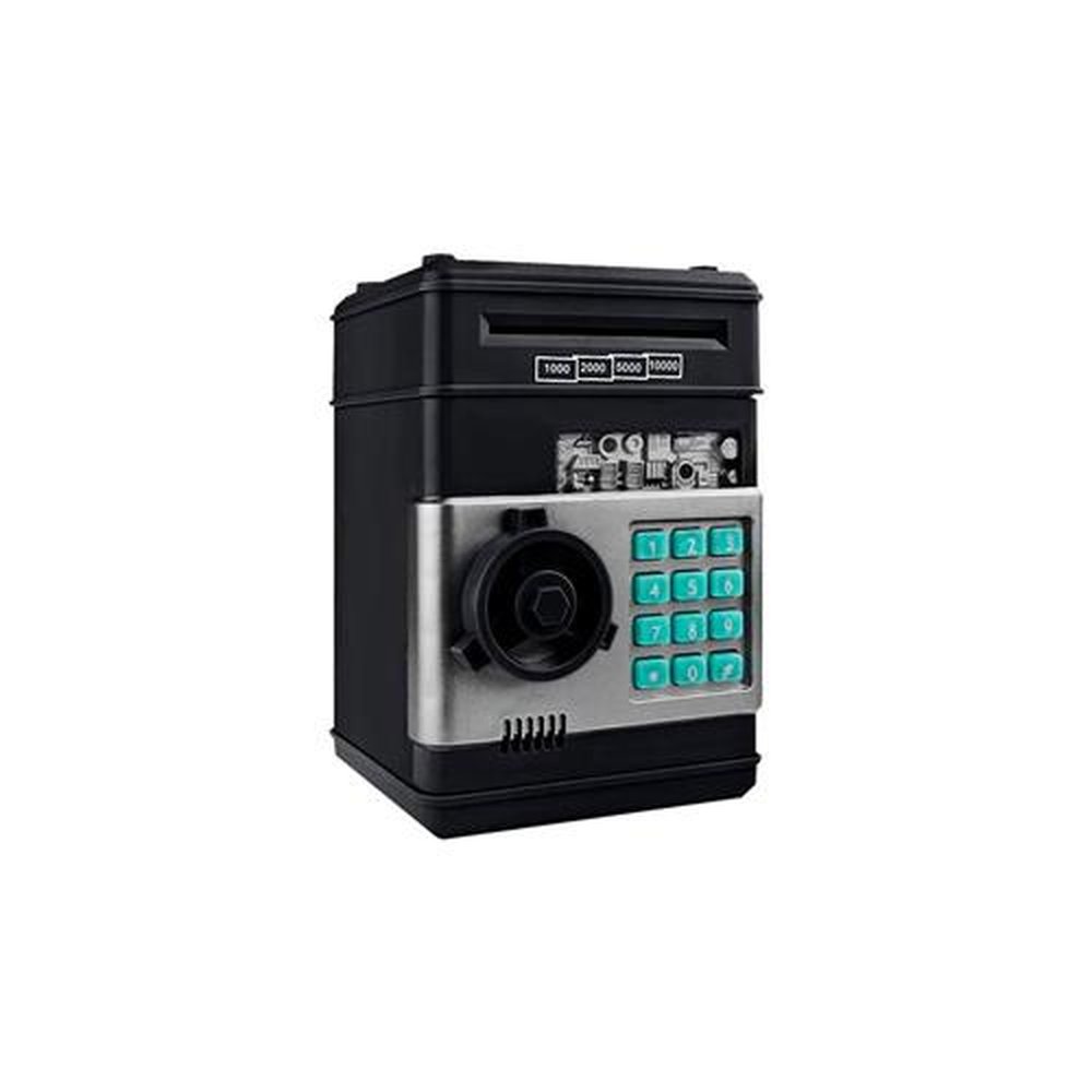 Cofre Eletrônico Digital Automático Decorativo com Senha de 4 dígitos para Cédula e Moeda