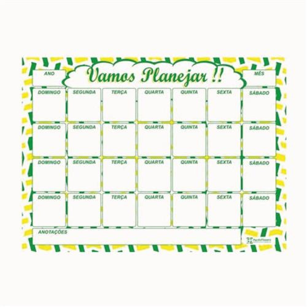 Planner Vamos Planejar Medida 30cmx40cm