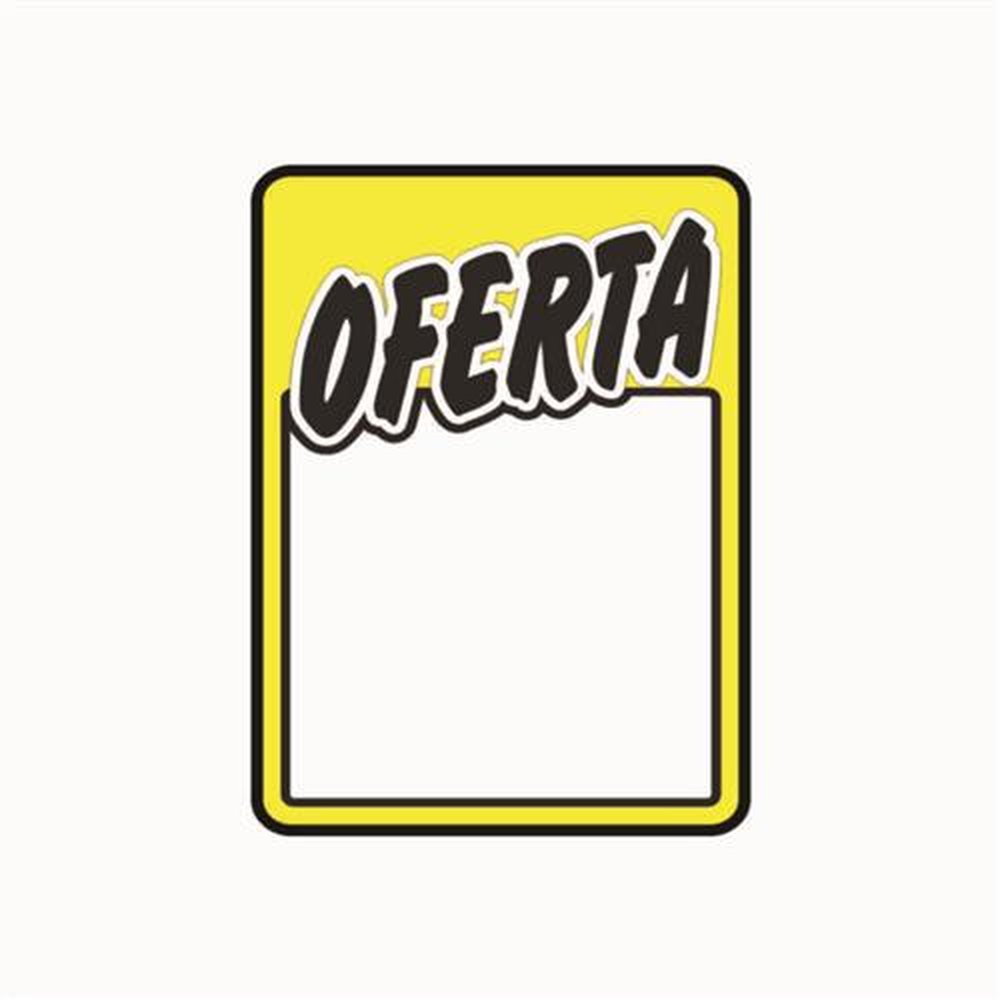Placa de Sinalização Oferta Medida 15cmx20cm
