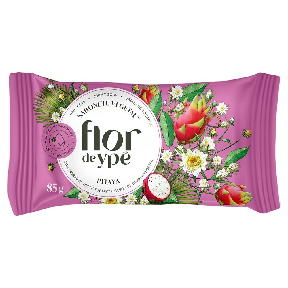 Sabonete Vegetal Flor de Ypê Pitaya 85g
