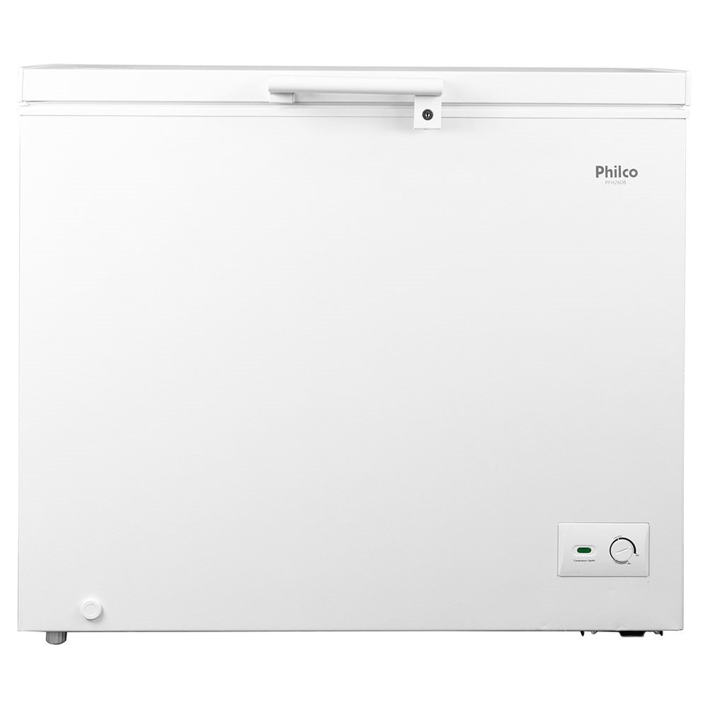 Freezer Horizontal Philco 253 Litros PFH260B - 2 em 1, Classe A, Branco, 110V