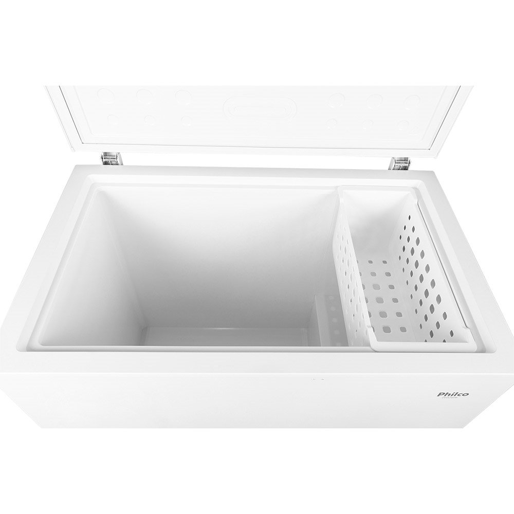 Freezer Horizontal Philco 253 Litros PFH260B - 2 em 1, Classe A, Branco, 110V