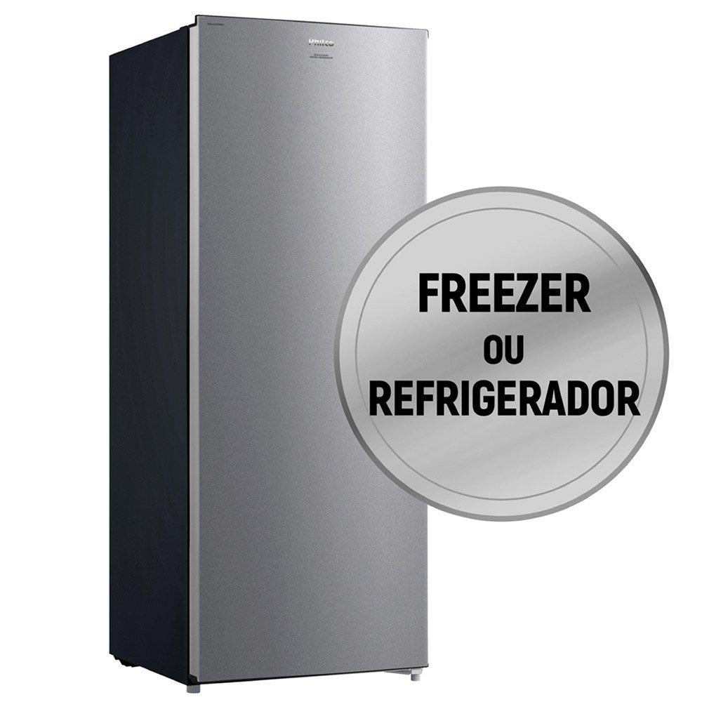 Freezer Vertical Philco PFV205I - 201 Litros, 2 em 1, Classe A, Inox, 110V