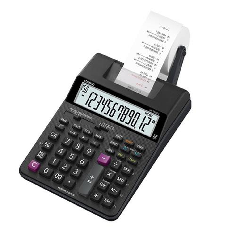 Calculadora Casio C/ Impressora, 12 Dígitos HR-100RC