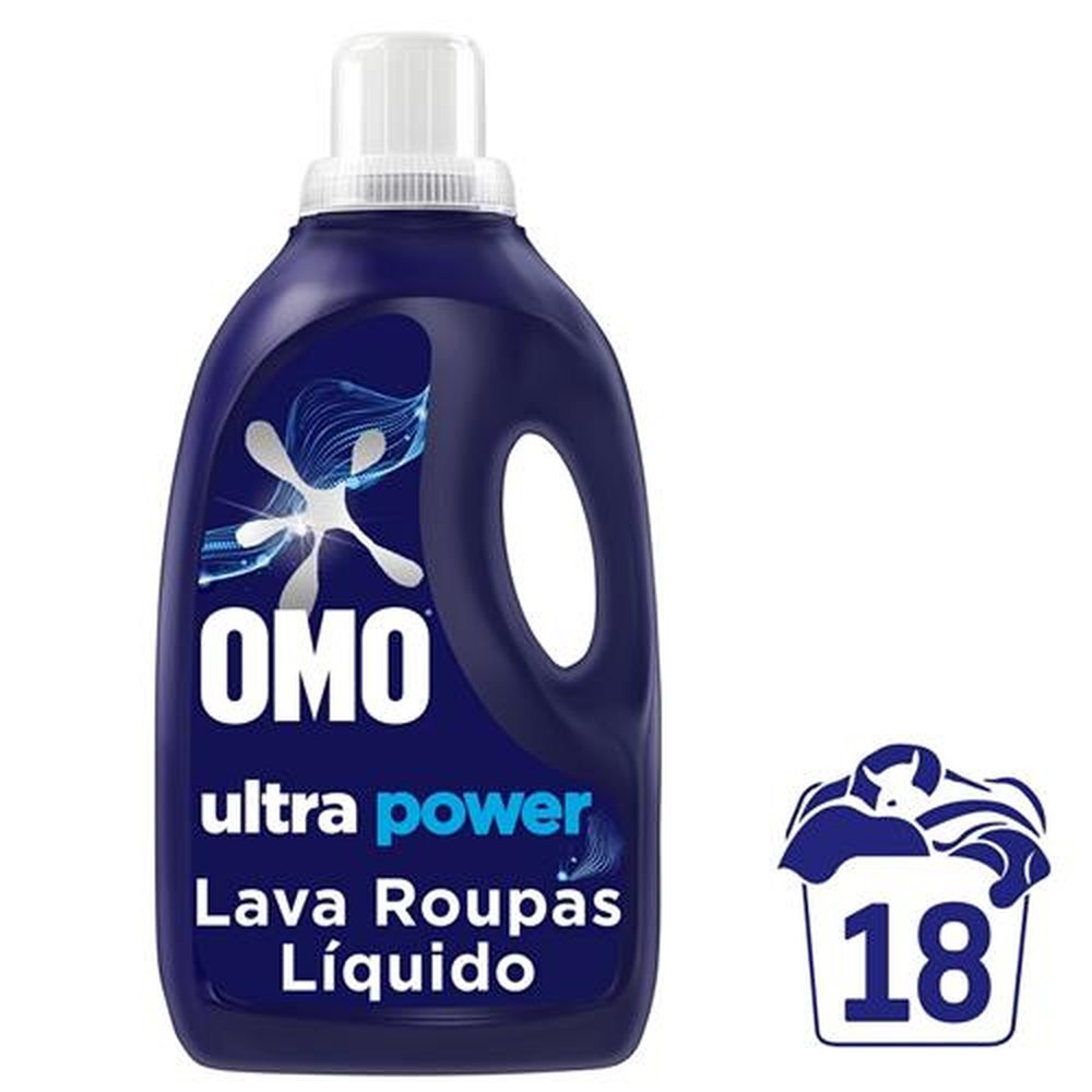 Sabão Líquido Omo Ultra Power 1,8L - Embalagem com 6 Unidades