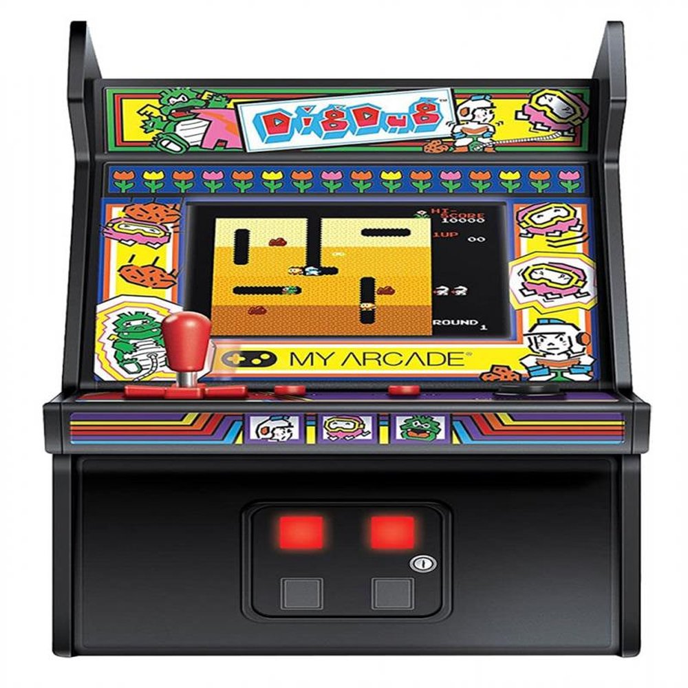 Cabine Portátil Retrô Com Joystick Dig Dug My Arcade