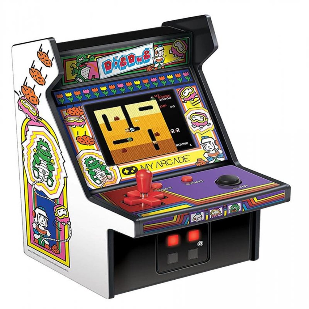 Cabine Portátil Retrô Com Joystick Dig Dug My Arcade