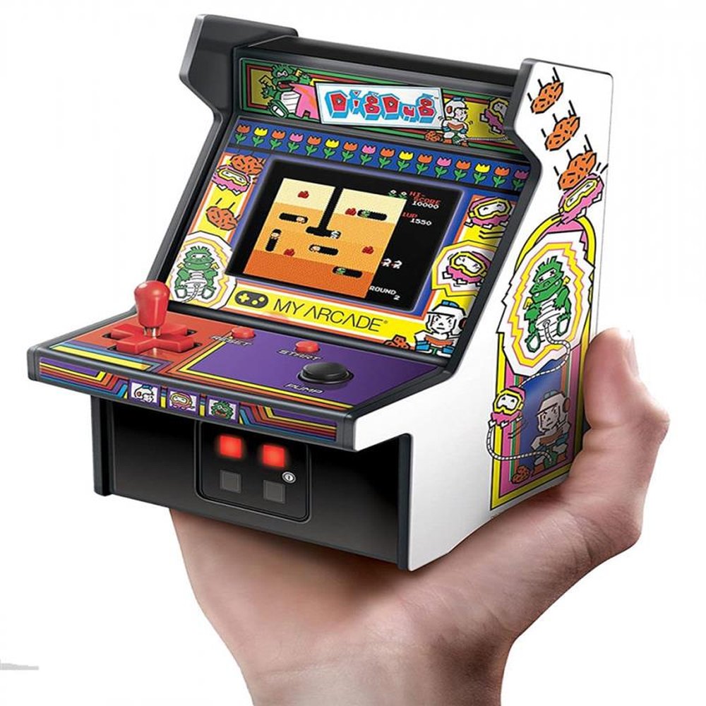 Cabine Portátil Retrô Com Joystick Dig Dug My Arcade