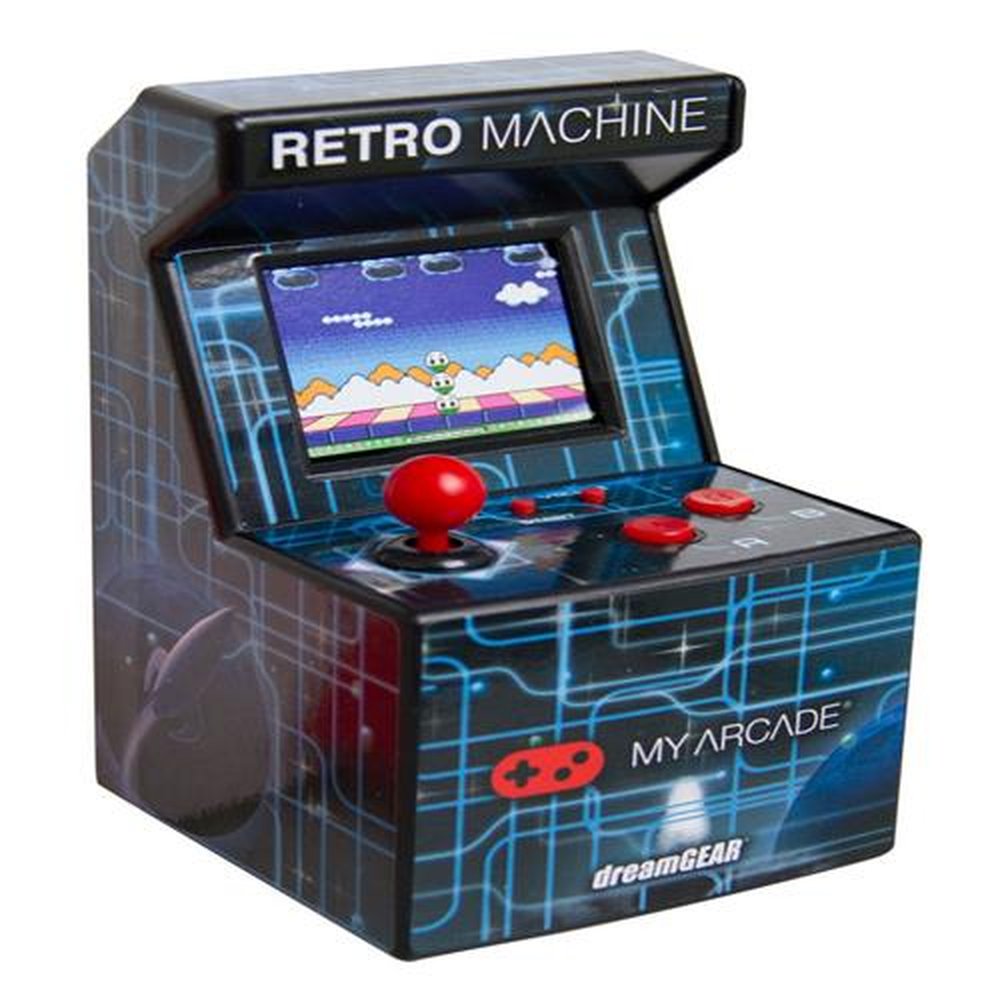 Jogo Retrô Machine My Arcade Com Controles, Visor 2,5 Polegadas E 200 Jogos De Video Game