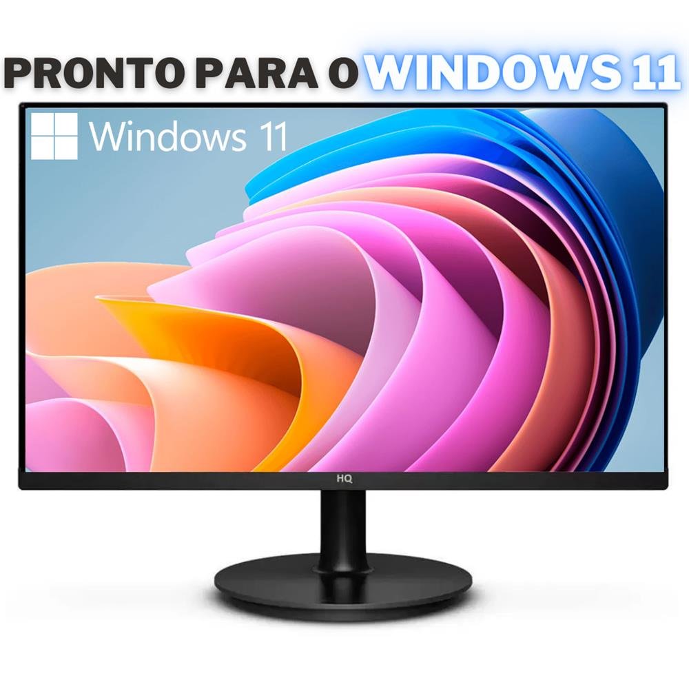 Monitor 3Green, Tela de 20 LED 75Hz, Widescreen, VESA, HDMI/VGA, Ajuste de Inclinação, Preto