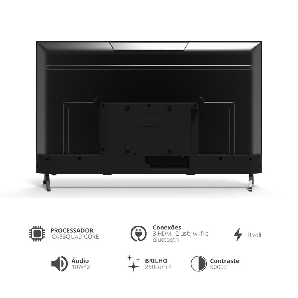 Smart TV Konka 50" 4K Borda Infinita Series 680