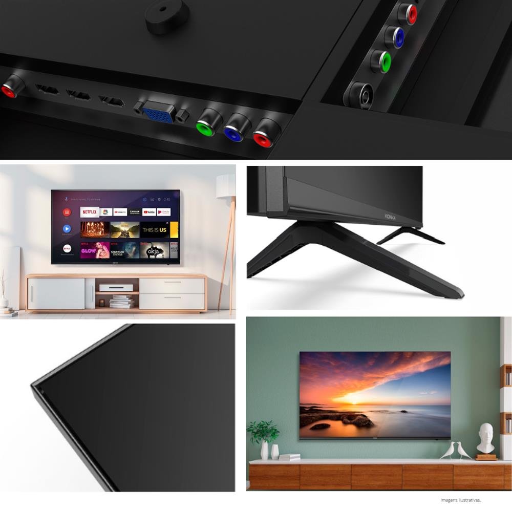 Smart TV Konka 50" 4K Borda Infinita Series 680