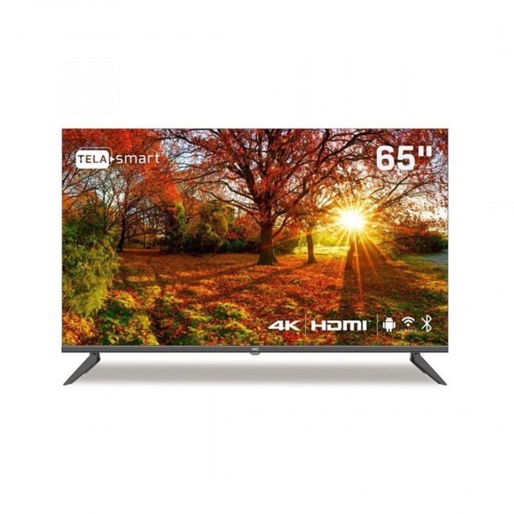 Smart Tv 65" Hq 4K 3 Hdmi 2 Usb Wi-Fi Design Slim E Tela Frameless