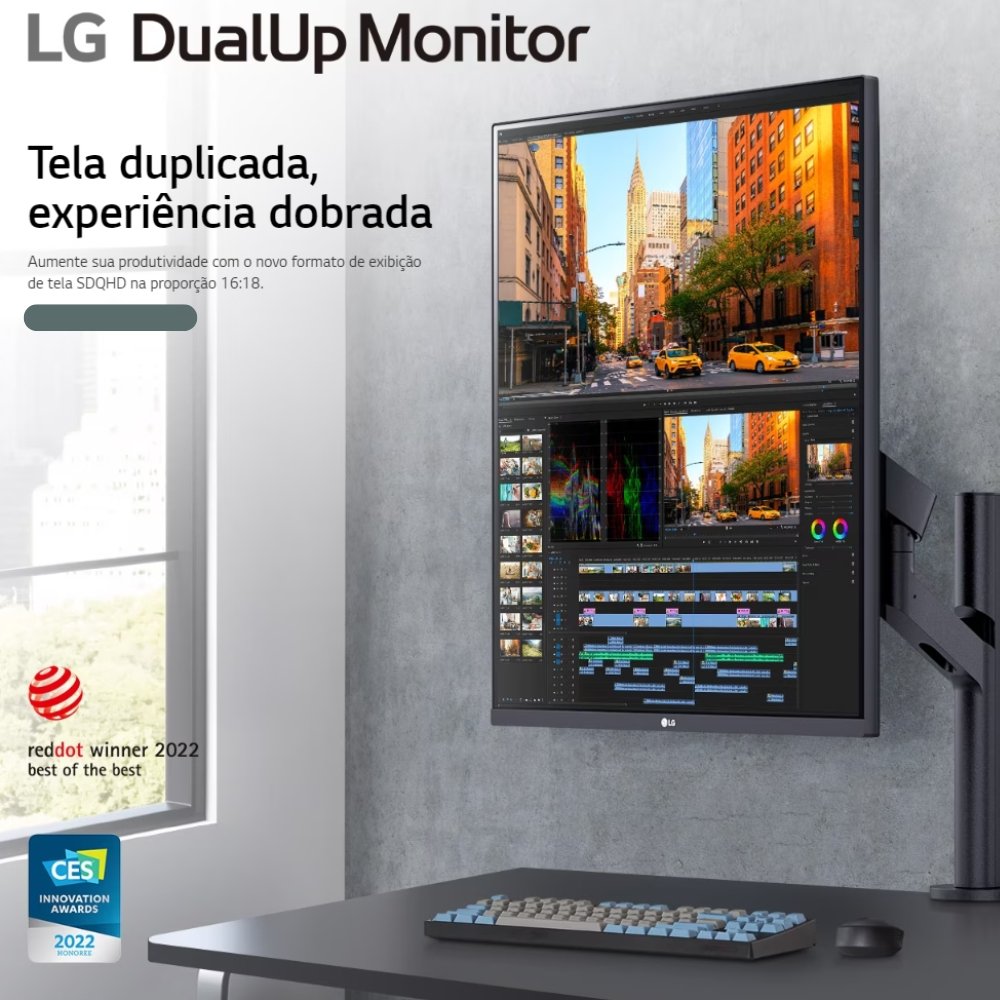Monitor LG DualUp Ergo de 28 - 28MQ780-B