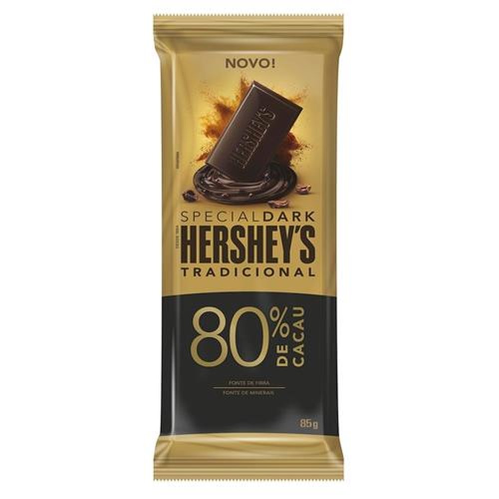 Chocolate Hersheys Special Dark Amargo 80% 85g Embalagem com 12 Unidades