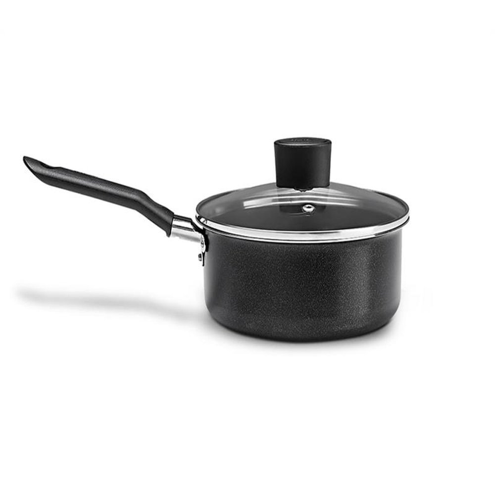 Jogo de Panelas Antiaderentes Pretas 7 Peças Ebony - Brinox