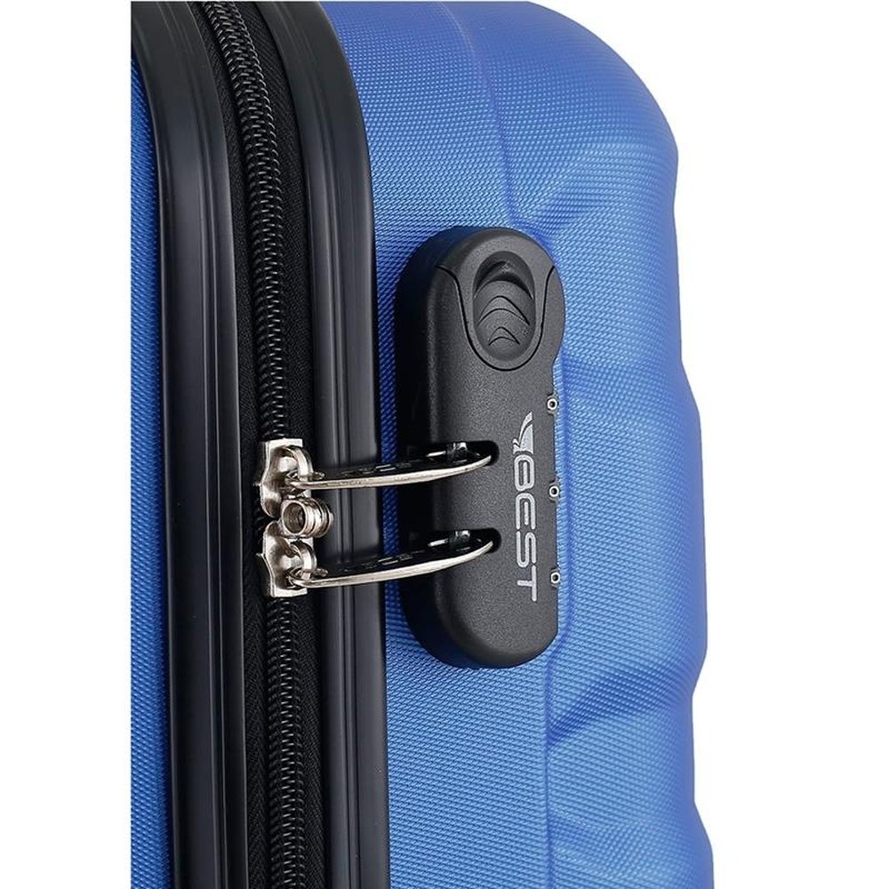 Mala de Viagem Best ABS M50A com Rodinha 360 Azul