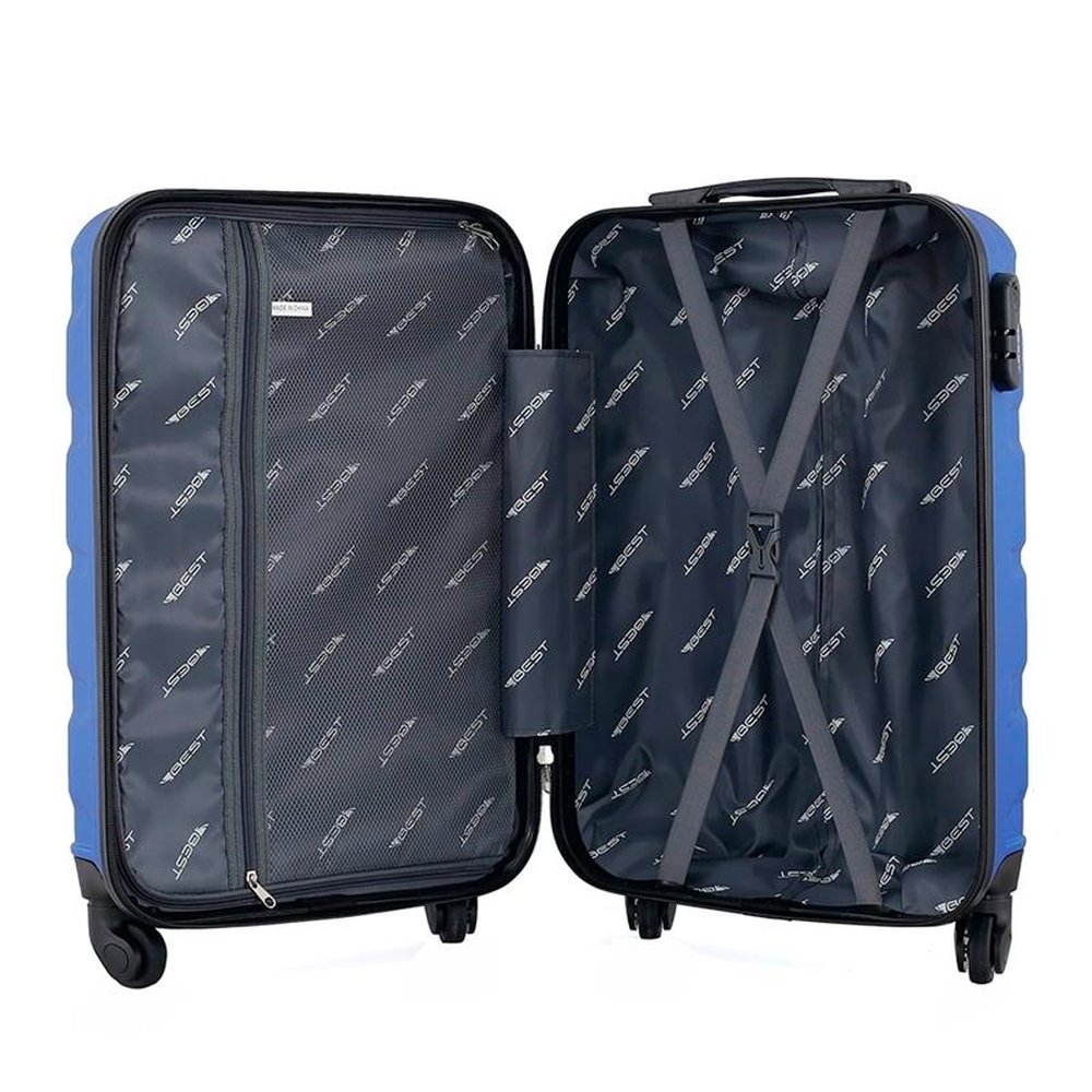 Mala de Viagem Best ABS M50A com Rodinha 360 Azul